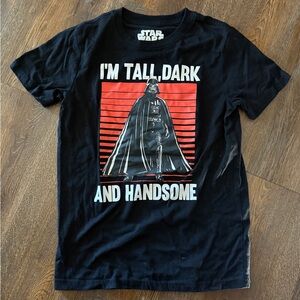 Boys Medium Star Wars Valentine Darth Vader Tee